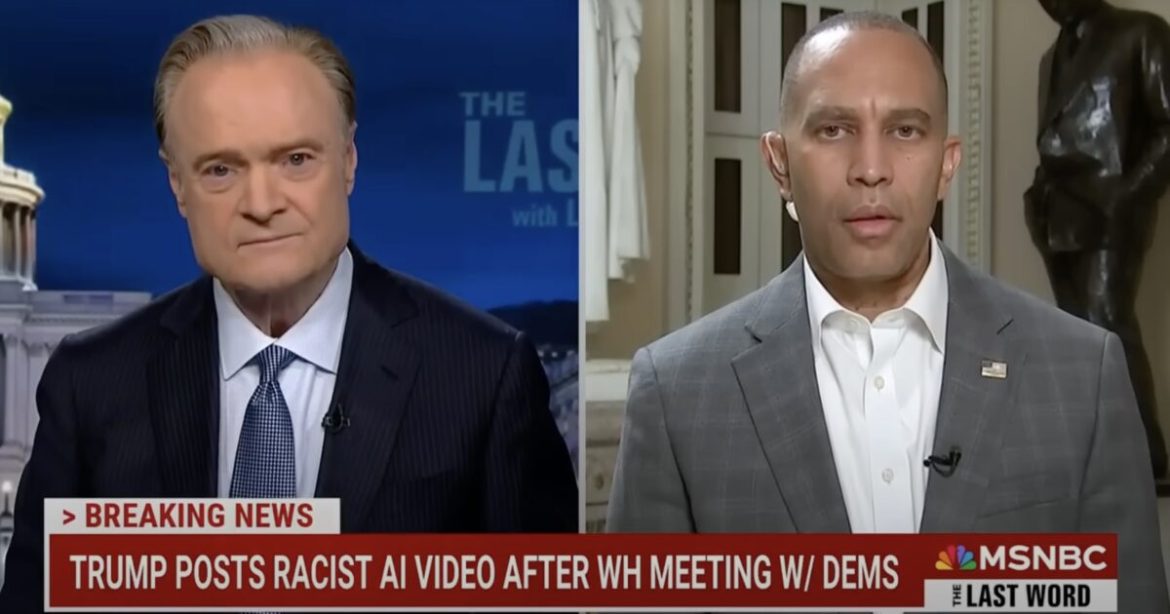 Hakeem Jeffries ERUPTS on MSNBC After Trump Trolls Him with Mexican Meme: “It’s a Disgusting Video.. Bigotry Will Get You NOWHERE!” Hakeem Jeffries ERUPTS on MSNBC After Trump Trolls Him with Mexican Meme: “It’s a Disgusting Video.. Bigotry Will Get You NOWHERE!”