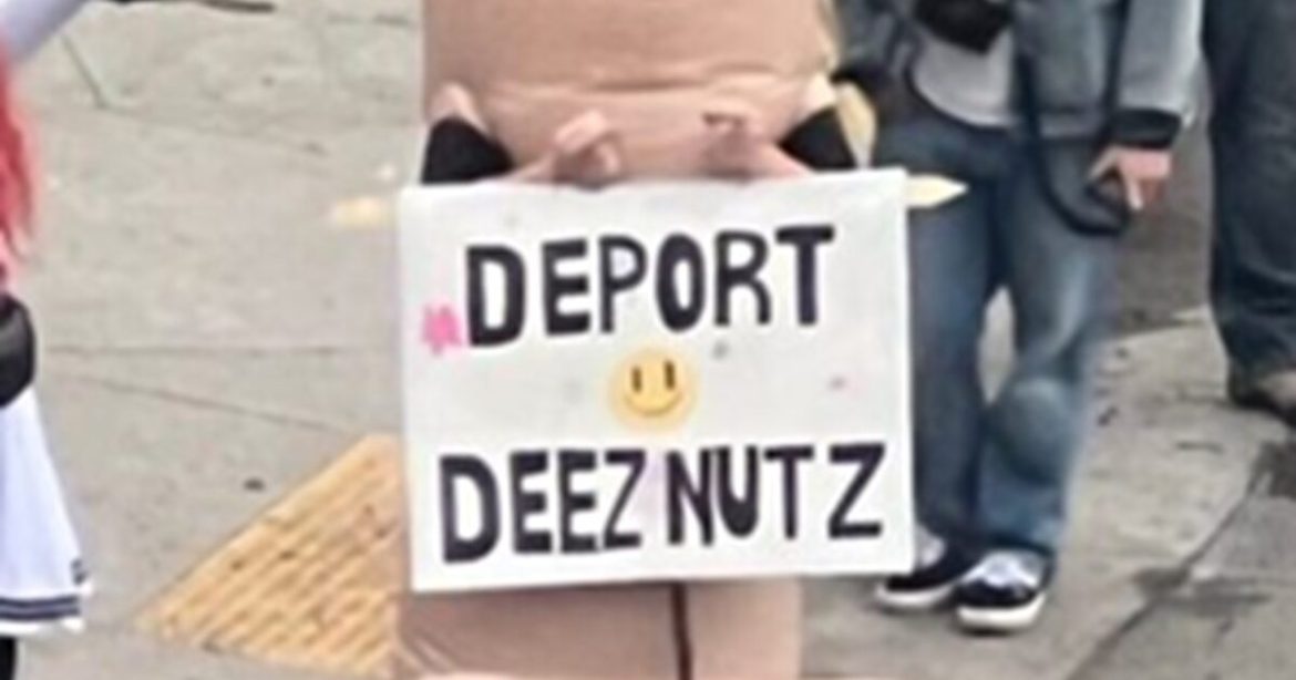 Gavin Newsom Seethes After DHS Savagely Trolls Him with ‘No Kings’ Penis Costume Photo