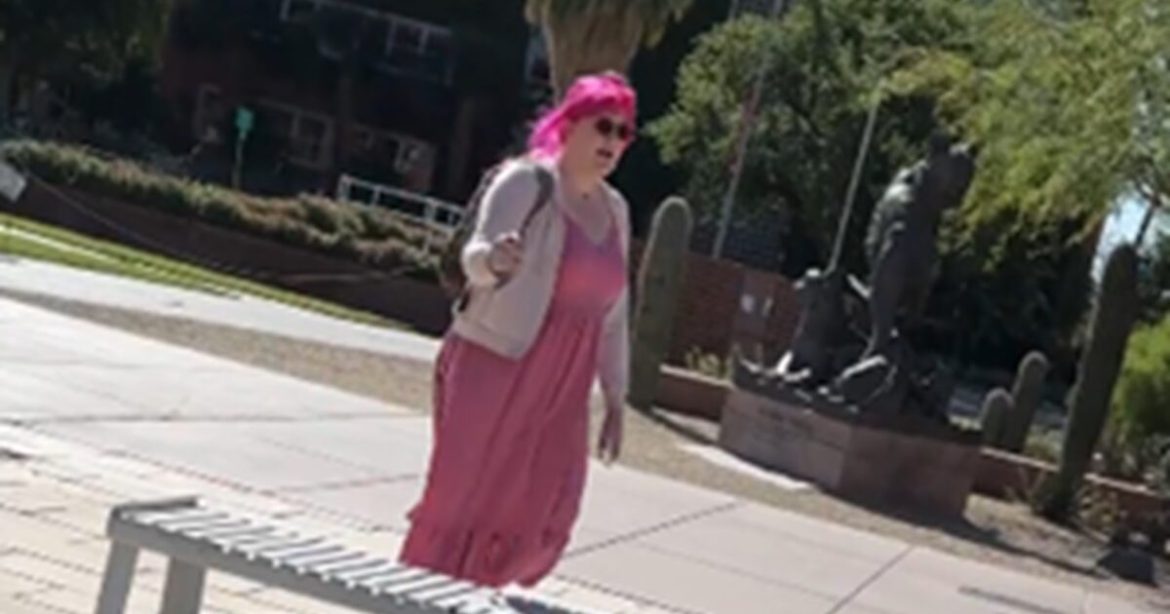SHOCKING VIDEO: Pink-Haired University of Arizona Student Hurls Death Threat at TPUSA Reps — ‘Watch Your Neck!’