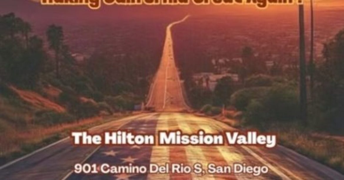 New California Event This Saturday in San Diego – Come Meet Speaker Joe Hoft