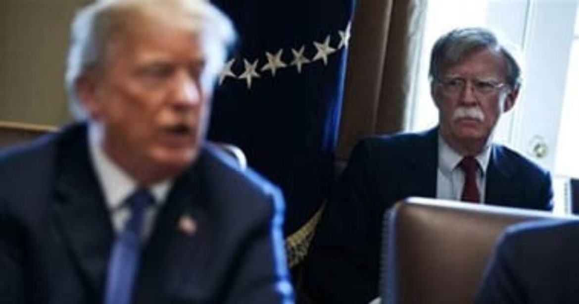 John Bolton Is in Terrible Trouble – He Leaked Through His Wife – Will He Start Singing Soon?