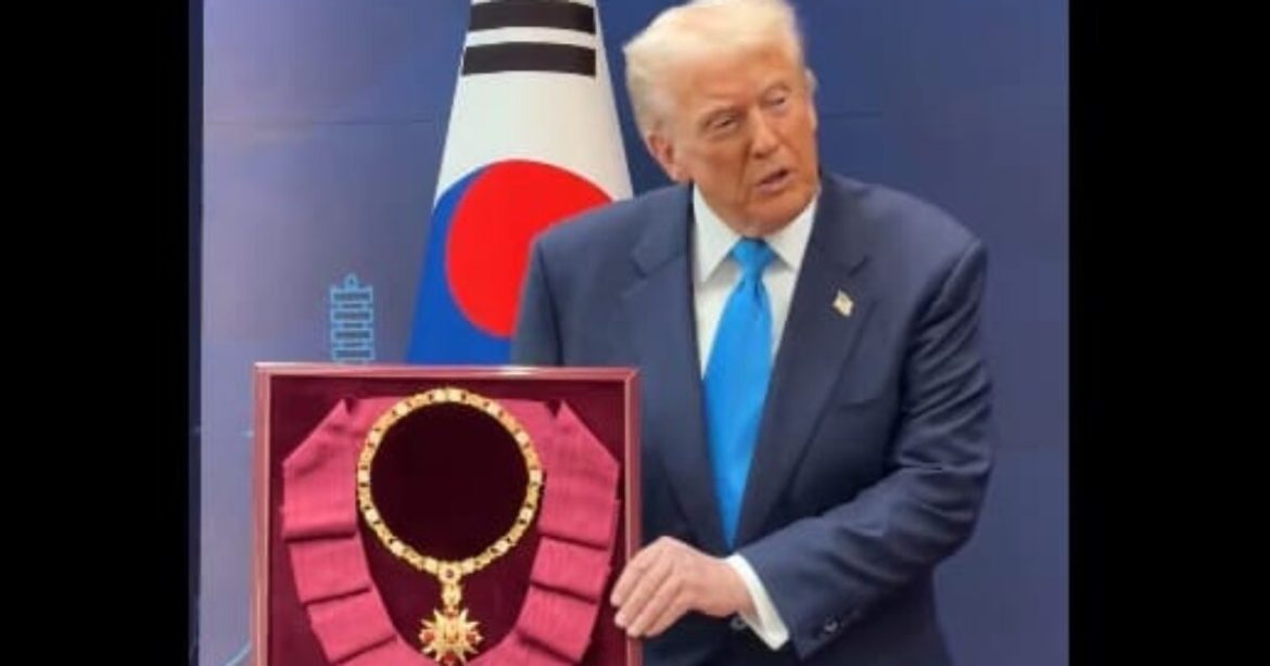 President Trump Becomes the Only American to Receive South Korea’s Highest Honor, the Grand Order of Mugunghwa President Trump Becomes the Only American to Receive South Korea’s Highest Honor, the Grand Order of Mugunghwa