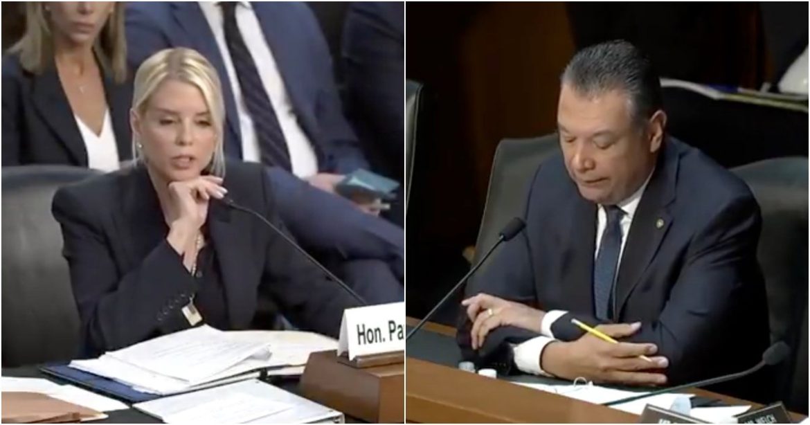 Pam Bondi SCHOOLS Hypocrite Dem Sen. Alex Padilla: ‘You Want ‘ORDER’ Here Yet You STORMED Secretary of Homeland Security Kristi Noem! You Sure Didn’t Have Order That Day!’ Pam Bondi SCHOOLS Hypocrite Dem Sen. Alex Padilla: ‘You Want ‘ORDER’ Here Yet You STORMED Secretary of Homeland Security Kristi Noem! You Sure Didn’t Have Order That Day!’