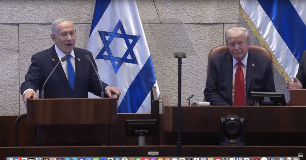 Netanyahu to Trump in Knesset: “When others were weak, you were strong. When others abandoned us, you stood by our side.”
