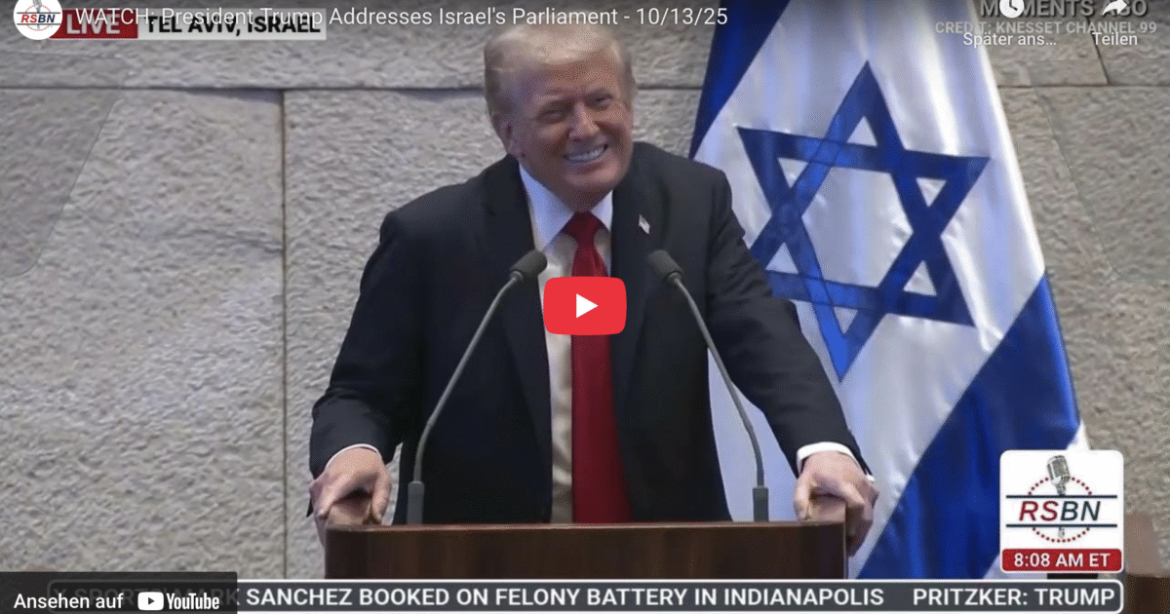 FULL SPEECH: President Donald Trump BRINGS DOWN THE HOUSE with Historic Speech in Knesset Bringing Peace to Mideast: “We Have Done the Impossible”