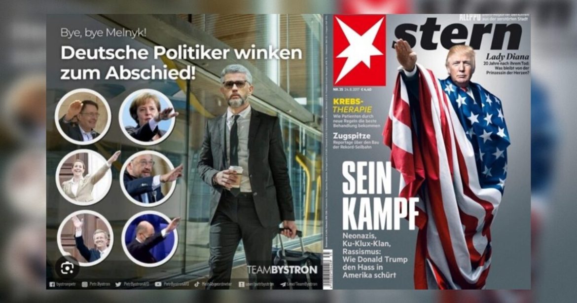 Germany’s War on Satire: AfD MP Fined €11,250 for Meme While Leftist Magazine Is Celebrated After It Depicts Trump Giving Hitler Salute