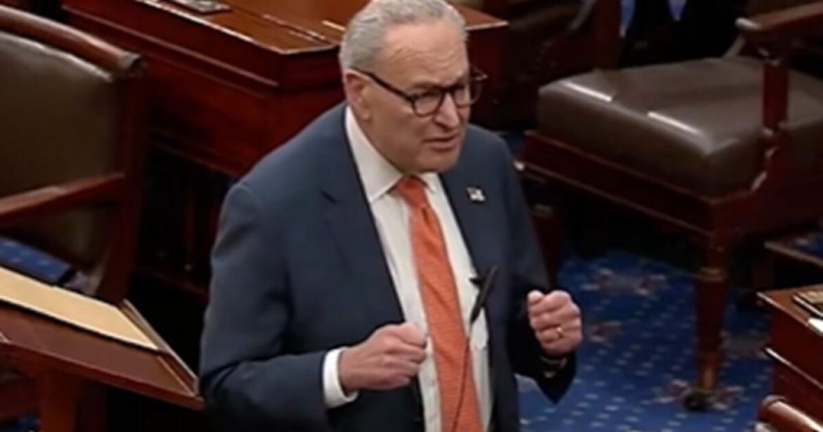 Delusional Chuck Schumer Implies the Trump Administration is Being ‘Shielded’ by the Press (VIDEO)