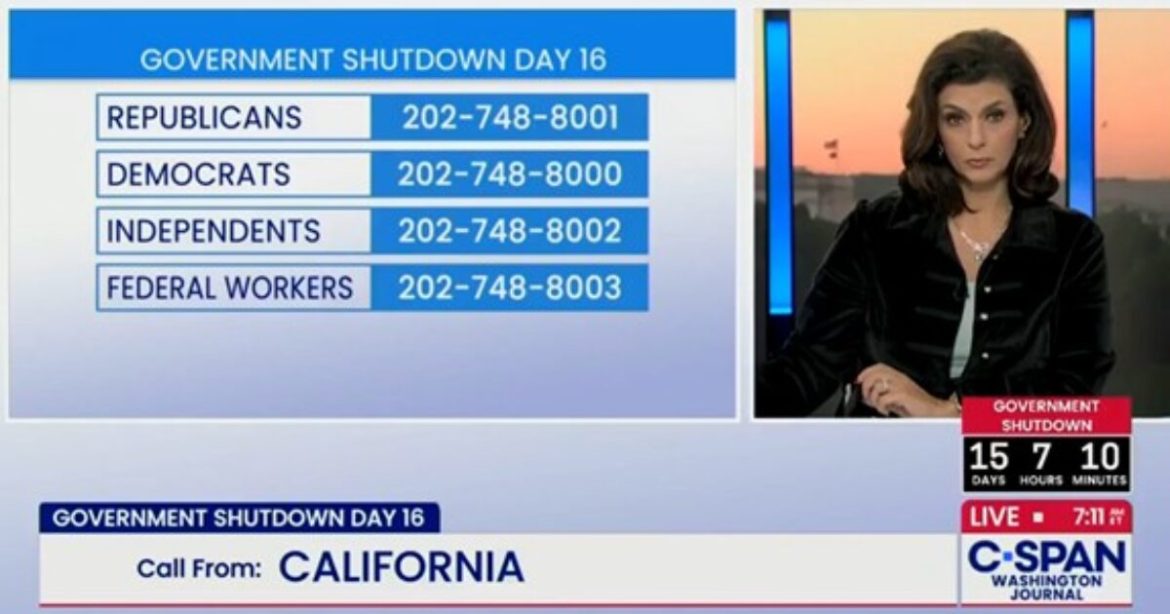Schumer Shutdown Backfire: Democrat from California Calls into C-SPAN and TORCHES His Own Party’s Leaders for their Disgraceful Tactics – Also Threatens to Quit Party (VIDEO)