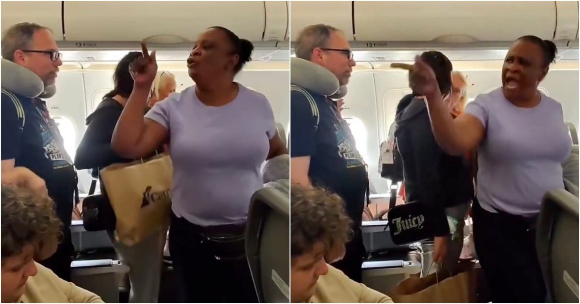 ENTITLED Woman Blocks Entire Plane of Passengers from Exiting, DEMANDS Her Daughter Seated Several Rows Behind Be Allowed to Leave First (VIDEO) ENTITLED Woman Blocks Entire Plane of Passengers from Exiting, DEMANDS Her Daughter Seated Several Rows Behind Be Allowed to Leave First (VIDEO)