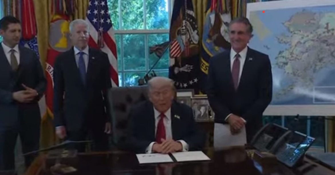 (VIDEO) Trump Signs Executive Order Reopening Ambler Road Project in Alaska After Biden Killed Project (VIDEO) Trump Signs Executive Order Reopening Ambler Road Project in Alaska After Biden Killed Project