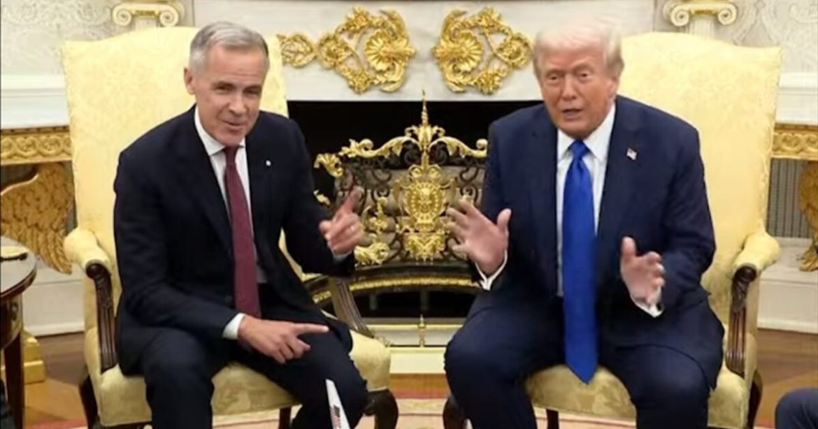 51ST STATE: President Trump Trolls Mark Carney, Suggesting “Merger of Canada and the United States” (VIDEO) 51ST STATE: President Trump Trolls Mark Carney, Suggesting “Merger of Canada and the United States” (VIDEO)