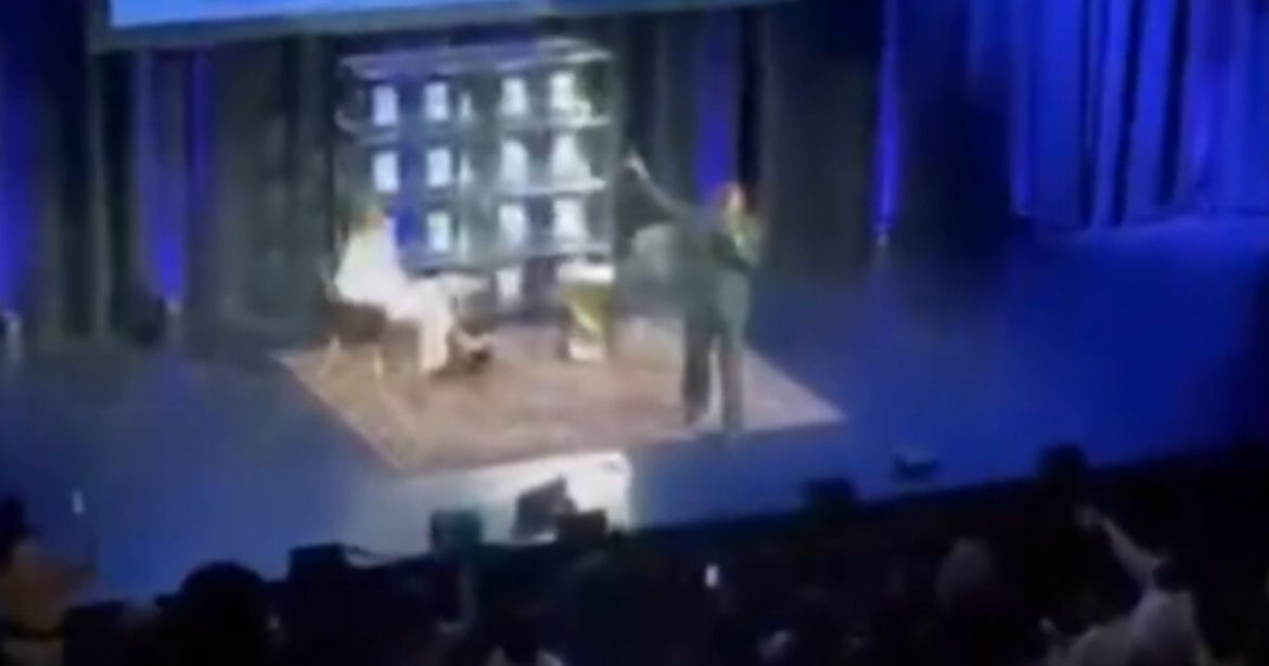 (VIDEO) Kamala Harris Book Tour Event Interrupted by Protestors – Kamala Shouts, “I Am Not President of the United States”