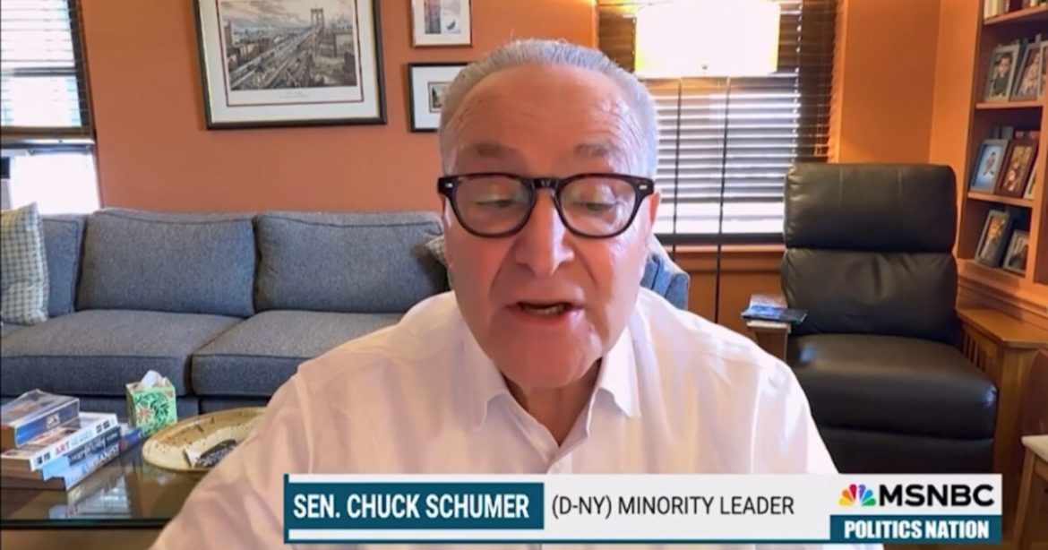 (VIDEO) Chuck Scumer Calls for “Forceful” Uprising in Response to Letitia James Indictment