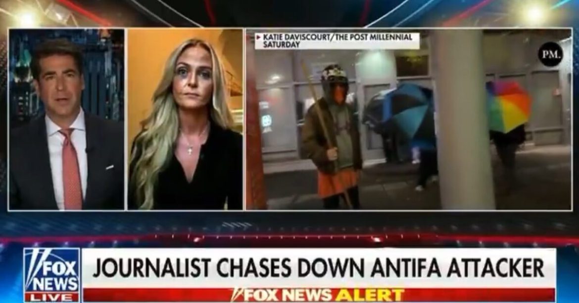 Conservative Female Reporter Violently Assaulted by Antifa Terrorist; Portland Police Refuse to Arrest Attacker (VIDEO) Conservative Female Reporter Violently Assaulted by Antifa Terrorist; Portland Police Refuse to Arrest Attacker (VIDEO)