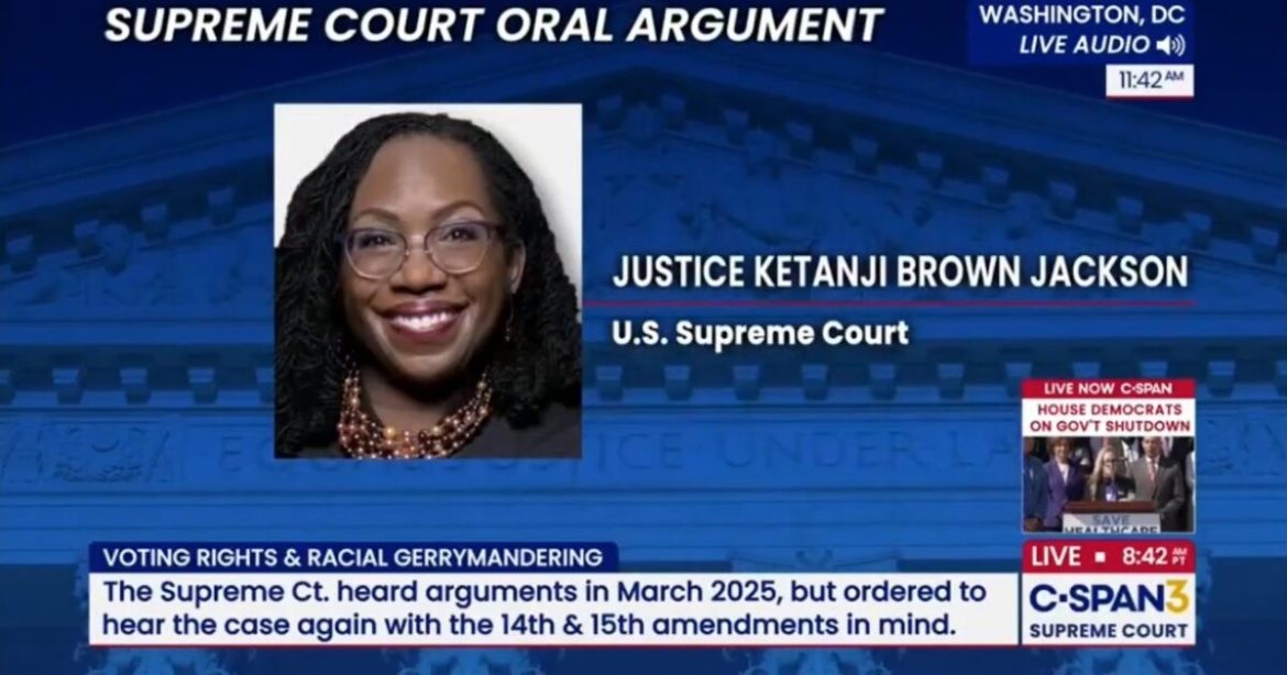 SHOCK: Supreme Court Justice Ketanji Brown Jackson Compares Black People to Disabled People During Arguments on Race-Based Voting Districts (AUDIO)