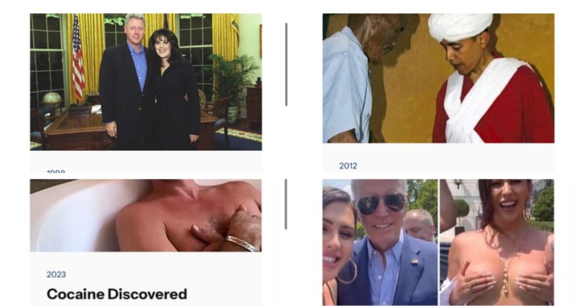 White House Savages Biden, Obama and Clinton with New Major Events Timeline White House Savages Biden, Obama and Clinton with New Major Events Timeline