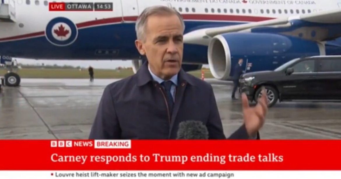 Canadian Prime Minister Mark Carney Responds to Trump Ending All Trade Negotiations (VIDEO) Canadian Prime Minister Mark Carney Responds to Trump Ending All Trade Negotiations (VIDEO)