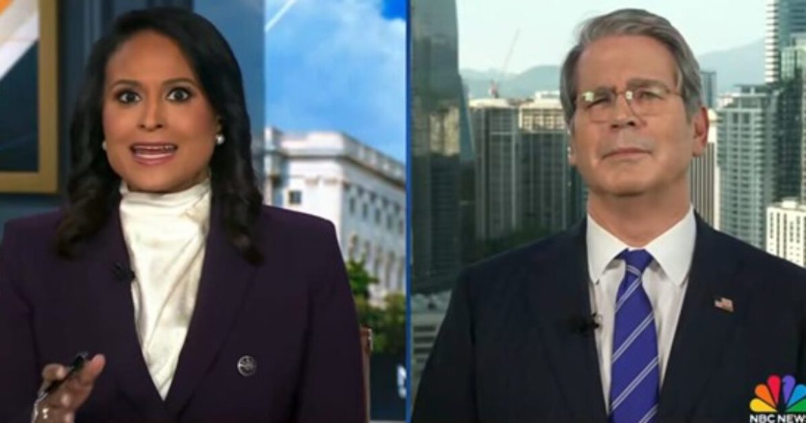 WATCH: NBC Hack Kristen Welker’s Gotcha Attempt to Embarrass Treasury Secretary Scott Bessent on Inflation BACKFIRES When He Turns the Tables with a Brilliant Response WATCH: NBC Hack Kristen Welker’s Gotcha Attempt to Embarrass Treasury Secretary Scott Bessent on Inflation BACKFIRES When He Turns the Tables with a Brilliant Response