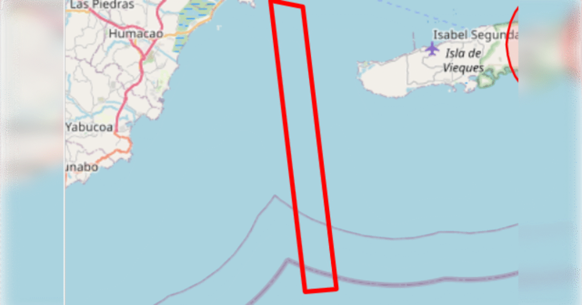FAA Declares Airspace Over Ceiba, Puerto Rico ‘National Defense Airspace’ Amid Rumors of a U.S. Potential Land Strike on Venezuela FAA Declares Airspace Over Ceiba, Puerto Rico ‘National Defense Airspace’ Amid Rumors of a U.S. Potential Land Strike on Venezuela