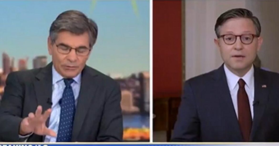 Speaker Mike Johnson OWNS George Stephanopoulos in Debate Over Democrats Supporting Healthcare for Illegals (VIDEO) Speaker Mike Johnson OWNS George Stephanopoulos in Debate Over Democrats Supporting Healthcare for Illegals (VIDEO)