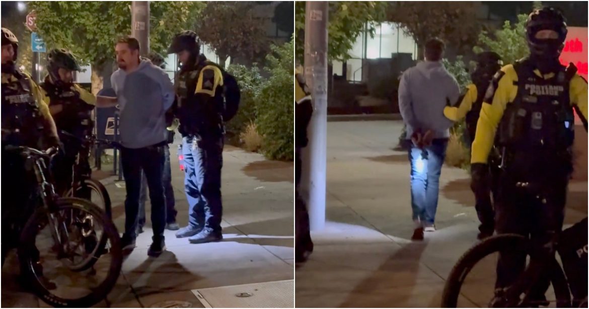 Portland Police Arrest Conservative Journalist Nick Sortor (VIDEO) Portland Police Arrest Conservative Journalist Nick Sortor (VIDEO)