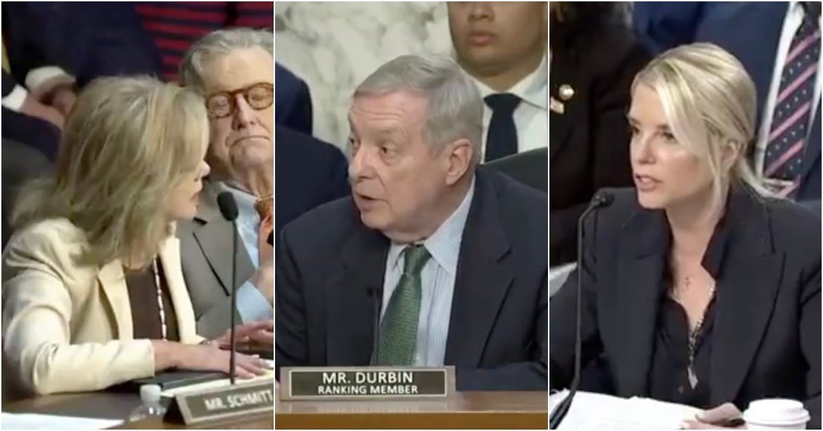 Sen. Marsha Blackburn and AG Pam Bondi TAG-TEAM Sen. Dick Durbin — Remind America He’s the One BLOCKING Subpoena for Epstein Flight Logs Sen. Marsha Blackburn and AG Pam Bondi TAG-TEAM Sen. Dick Durbin — Remind America He’s the One BLOCKING Subpoena for Epstein Flight Logs