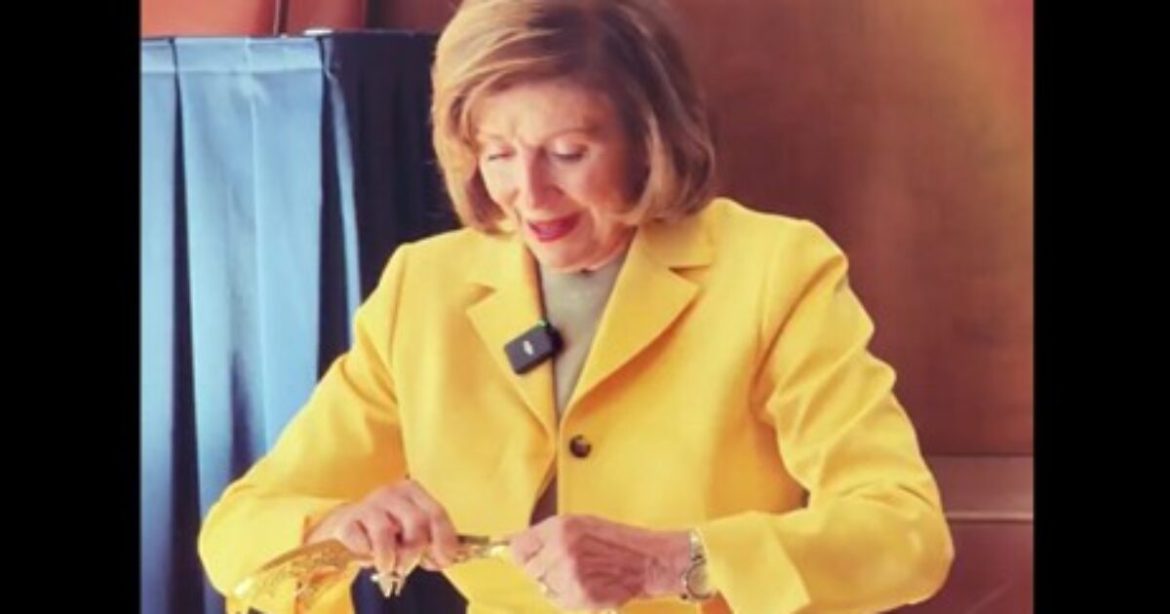 Nancy Pelosi Tears Up a ‘Crown’ to Celebrate “No Kings” Day and Not Even Turning Off the Replies Can Save Her from a Brutal Roasting (VIDEO)