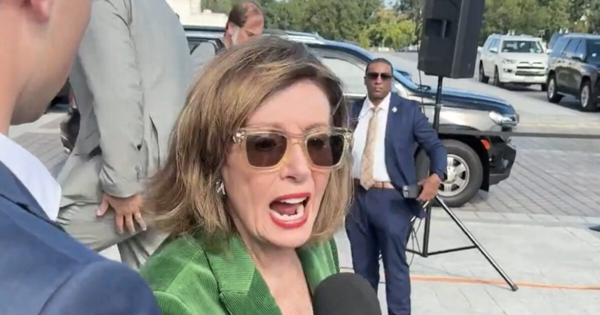 “SHUT UP!” – Pelosi Loses It – SCREAMS and POINTS at Reporter After She Is Asked Why She Refused to Call in National Guard on January 6th! (VIDEO)