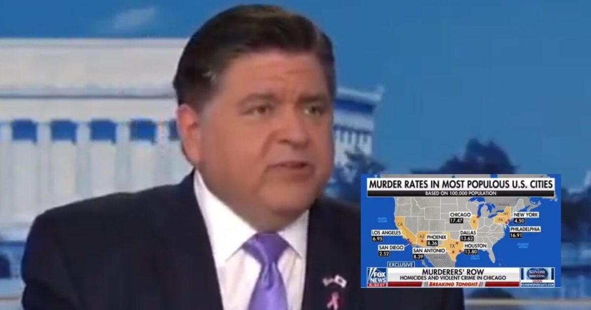 Blowhard Gov. J.B. Pritzker Attempts to Lie About Murders and Violence in Chicago – Gets Called Out in Real-Time by Brett Baier on FOX News (VIDEO)