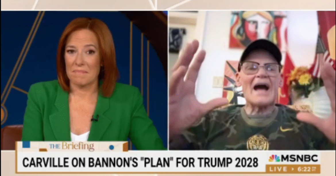 UNHINGED: James Carville Melts Down on Psaki’s Show — Rants That Trump “Hates the United States,” Urges Americans to “Be Scared” and “Lose Hope” While Psaki Nods in Agreement UNHINGED: James Carville Melts Down on Psaki’s Show — Rants That Trump “Hates the United States,” Urges Americans to “Be Scared” and “Lose Hope” While Psaki Nods in Agreement