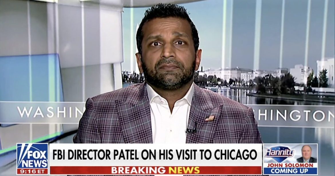 FBI Director Kash Patel Says 110,000 Savage Gang Members Are Running Wild on Chicago Streets (VIDEO) FBI Director Kash Patel Says 110,000 Savage Gang Members Are Running Wild on Chicago Streets (VIDEO)