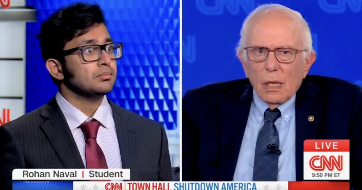 WATCH: Bernie Sanders Tries to Lecture Young Questioner on Democrat Shutdown — Gets Absolutely WRECKED with One Brutal Fact About Chuck Schumer