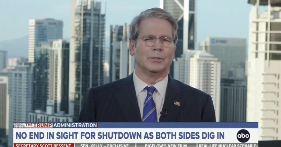Treasury Secretary Scott Bessent FIRES BACK at ABC’s Martha Raddatz — Shreds Her Schumer Shutdown Narrative Treasury Secretary Scott Bessent FIRES BACK at ABC’s Martha Raddatz — Shreds Her Schumer Shutdown Narrative