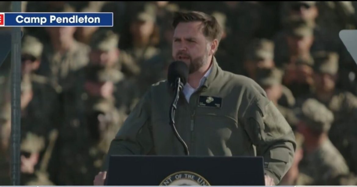 Vice President JD Vance and Secretary of War Pete Hegseth Attend 250th Anniversary of United States Marine Corp (VIDEO)