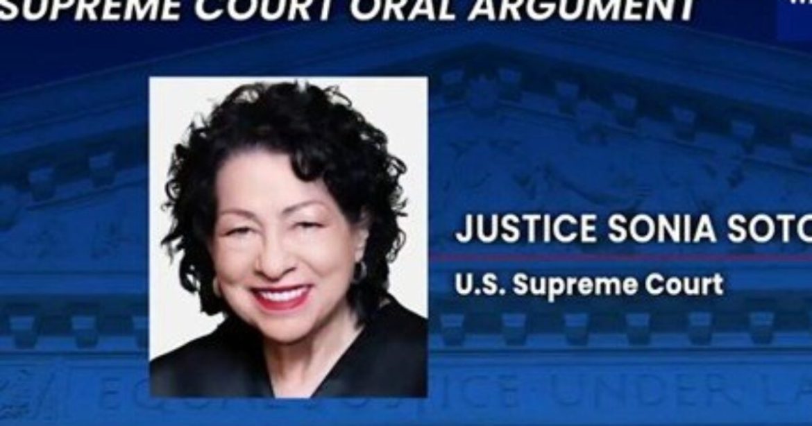 DOJ Lawyer Buries Far-Left Supreme Court Justice Sonia Sotomayor After She Makes an Unwise Argument for Race-Based Districting During Oral Arguments (AUDIO)
