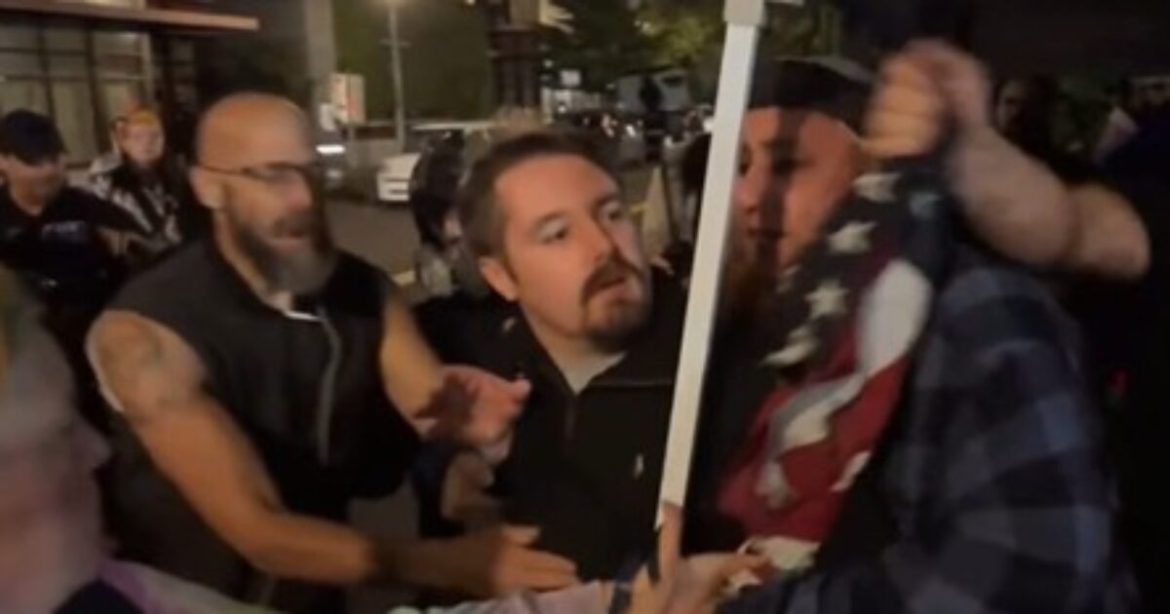 Send in the National Guard Now! Nick Sortor Viciously Attacked AGAIN by Antifa Militants in Portland – Fellow Patriot Knocks Out Marxist Thug in Self-Defense and Is Arrested (VIDEO) Send in the National Guard Now! Nick Sortor Viciously Attacked AGAIN by Antifa Militants in Portland – Fellow Patriot Knocks Out Marxist Thug in Self-Defense and Is Arrested (VIDEO)