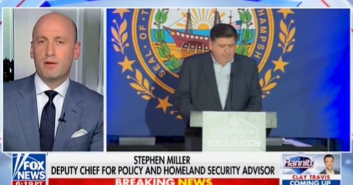 “He’s a Fool and a Moron… He Tries to Keep Murderers Murdering!” – Stephen Miller GOES OFF on Lawless Illinois Governor Pritzker for Rejecting Trump’s Help on Runaway Crime in Chicago (VIDEO)