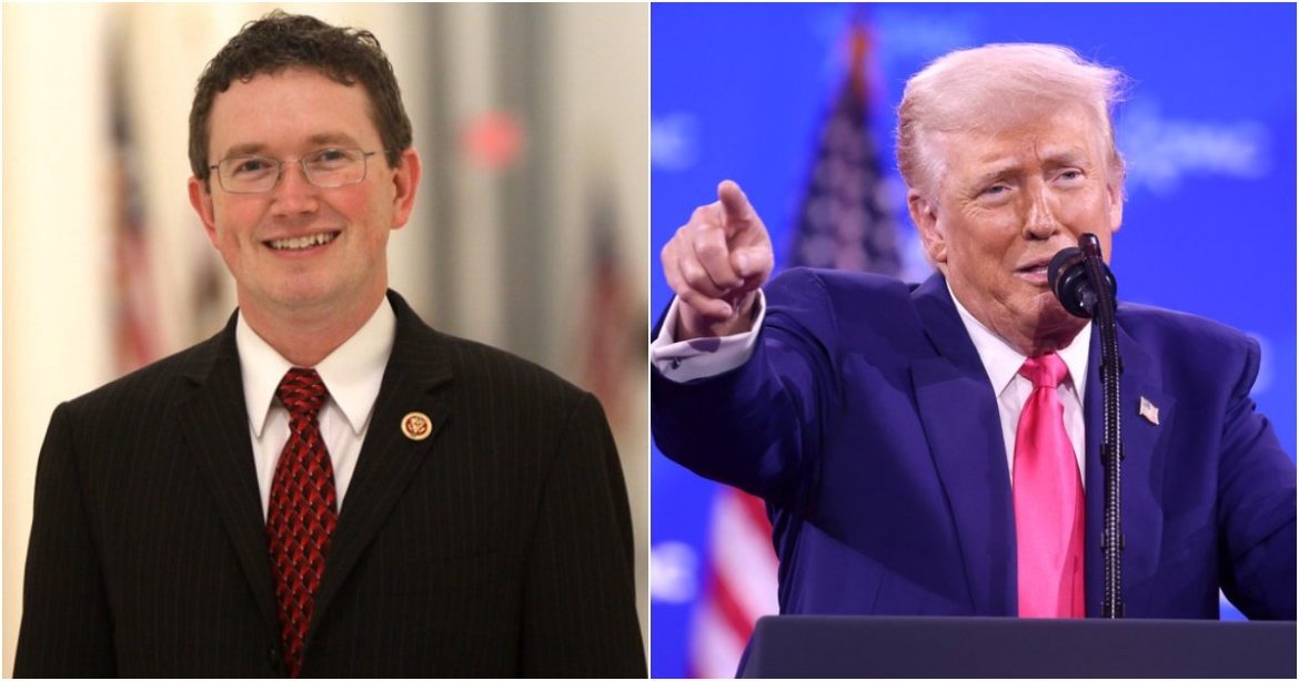 President Trump UNLEASHES on “Weak and Pathetic RINO” Rep. Thomas Massie as He Reveals the Person He’s Backing to Primary Massie Out of Congress