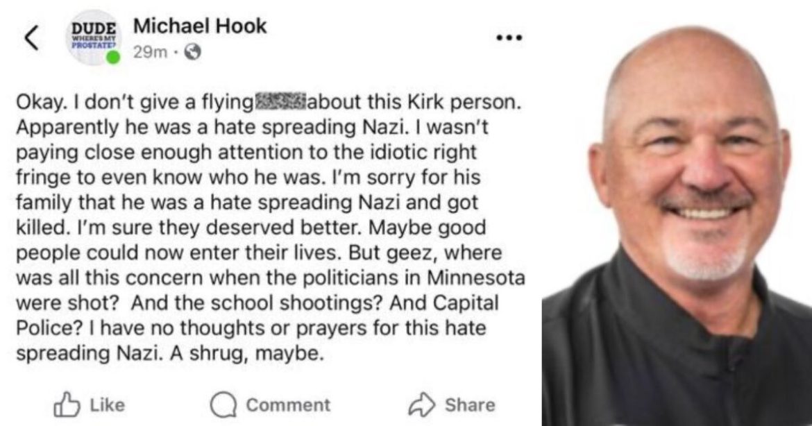 South Dakota University Drops Bid to Fire Professor Who Celebrated Charlie Kirk’s Assassination, Called Him a ‘Hate Spreading Nazi’ South Dakota University Drops Bid to Fire Professor Who Celebrated Charlie Kirk’s Assassination, Called Him a ‘Hate Spreading Nazi’