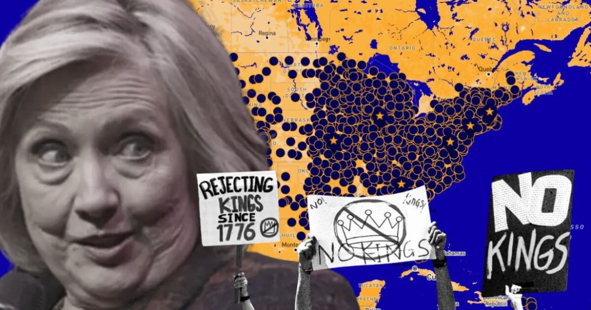Hillary Clinton Encourages Followers to Join Radical Nationwide ‘No Kings’ Protests Against Trump This Weekend