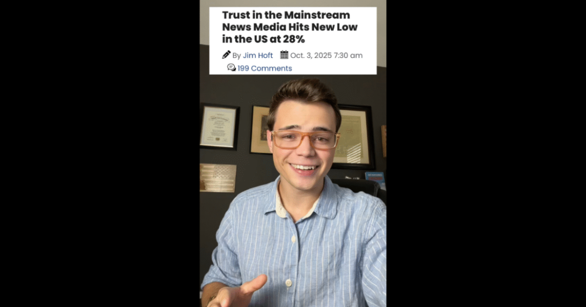 Victor Reacts: No One Trusts the Fake News Media for Good Reason (VIDEO) Victor Reacts: No One Trusts the Fake News Media for Good Reason (VIDEO)