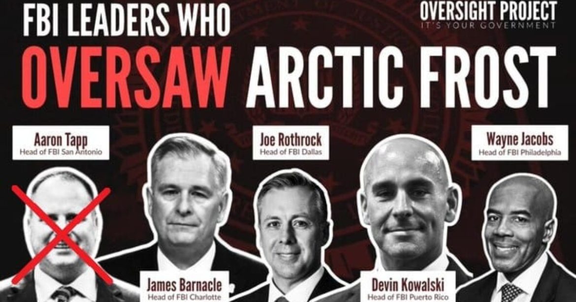 REMINDER: Four of Five FBI Directors Involved in Artic Frost Still in Top Positions at the FBI!