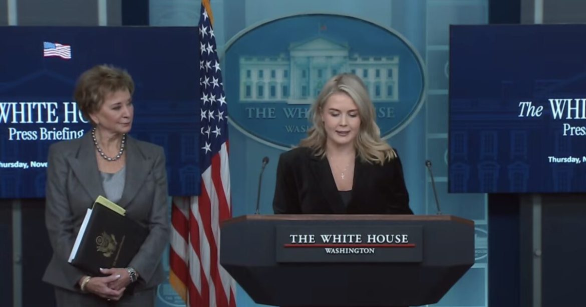 WATCH LIVE: Press Sec Karoline Leavitt Delivers Press Briefing After Trump Signs Epstein Files Transparency Act into Law – UPDATE: Education Secretary Linda McMahon to Make Announcement