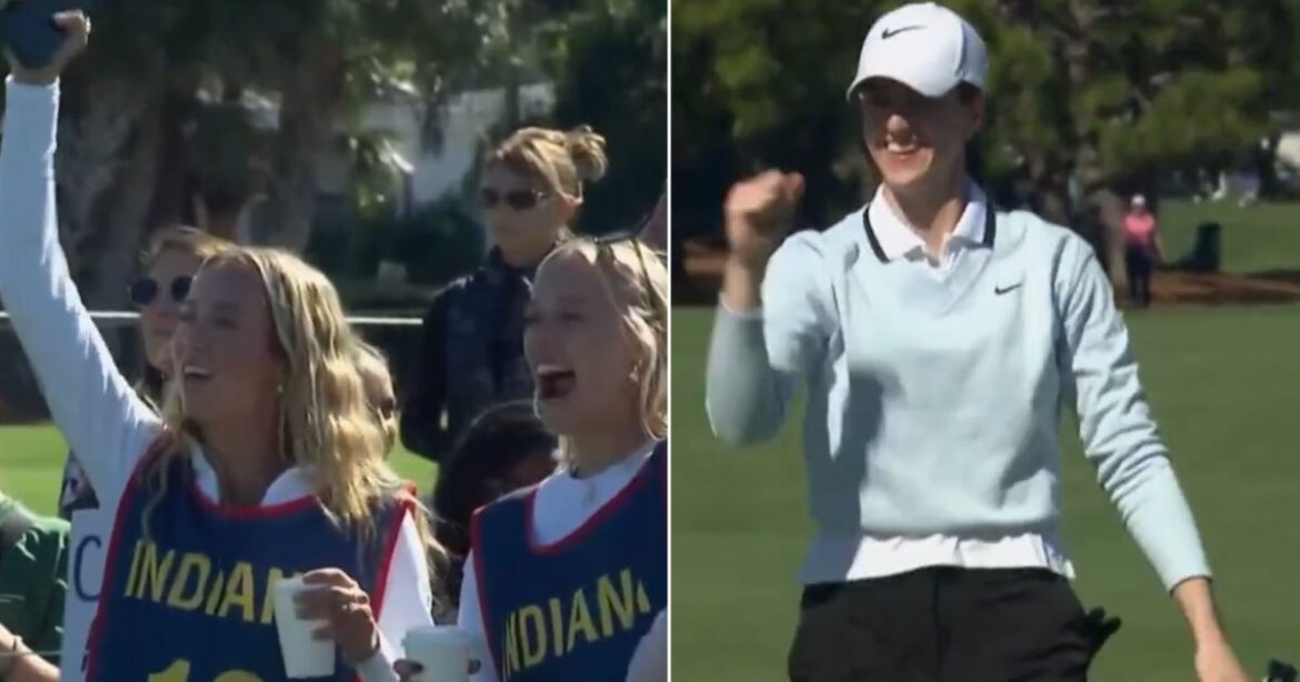 Throngs of Fans and Her WNBA Besties Cheer Caitlin Clark at The Annika Pro Am Tournament in Belleair, Florida (VIDEO)