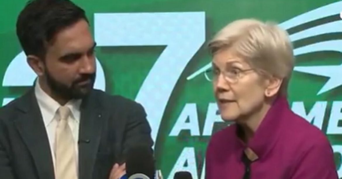 Elizabeth Warren Gets DRAGGED on Twitter/X Over Billionaire-Bashing Post With Zohran Mamdani