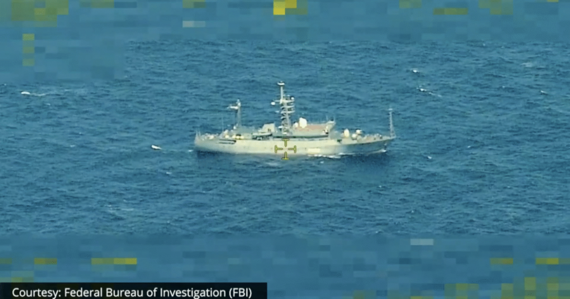 U.S. Releases Footage of Russian Intelligence Vessel Operating Near Hawaii (VIDEO)