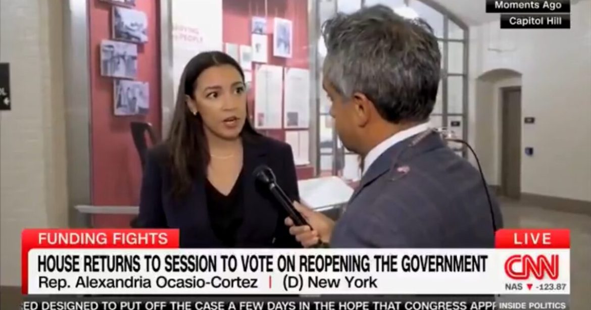 SHOTS FIRED! AOC FUMES Ahead of House Vote on Reopening Government, Lashes Out at Senate Democrats For Caving (VIDEO)