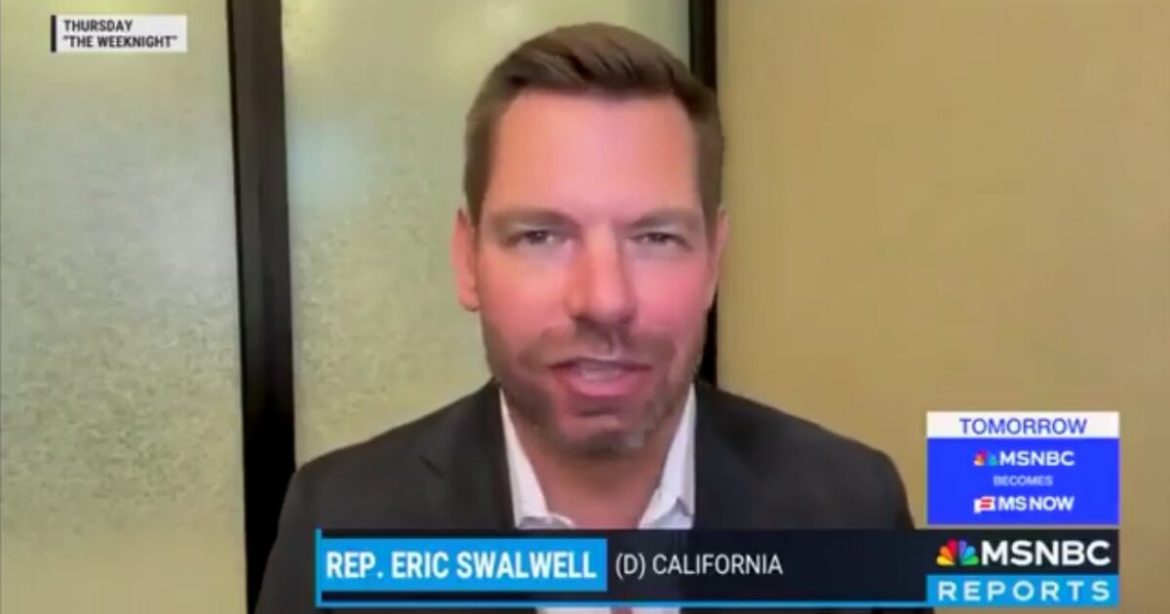 Swalwell Threatens Trump Officials After Federal Housing Director Pulte Criminally Refers Him to DOJ For Mortgage Fraud (VIDEO)