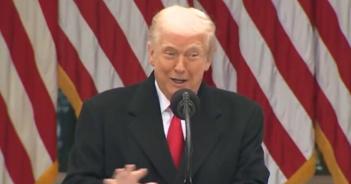 President Trump Savages Joe Biden During White House Turkey Pardon (VIDEO)