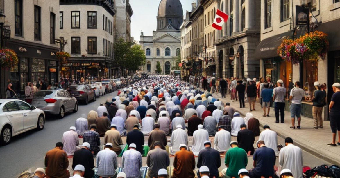 Canadian Muslims Take to Streets in Anger After Quebec Pushes Forward With Ban on Public Prayer